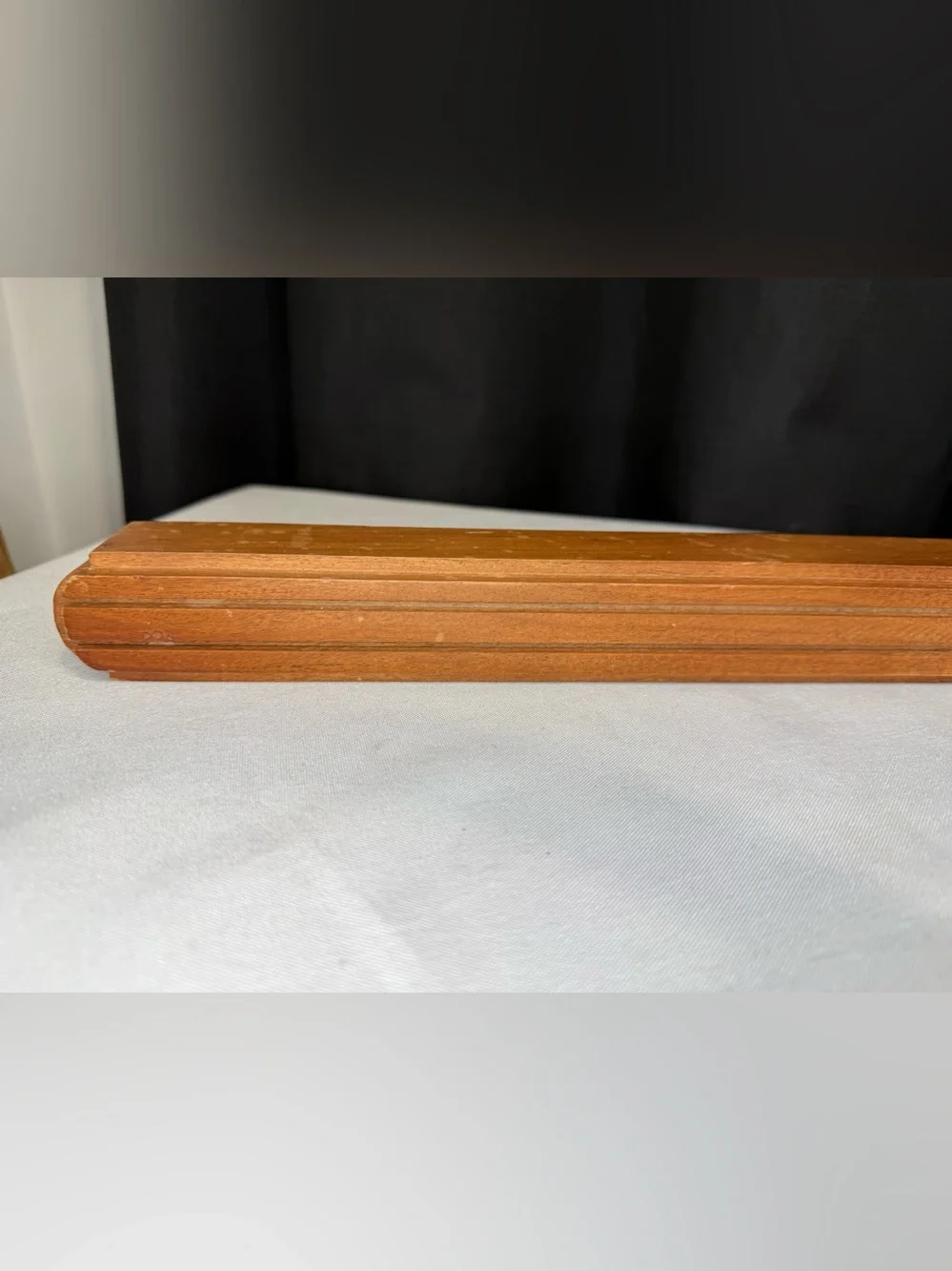 Hearth & Hand Wood Card Display Shelf- Natural Brown